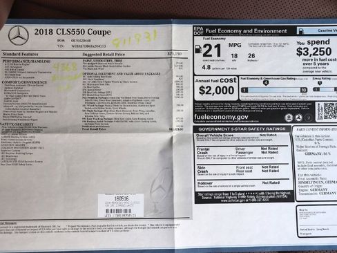 Used 2018 Mercedes-Benz CLS 550 w/ Premium 2 Package image 88