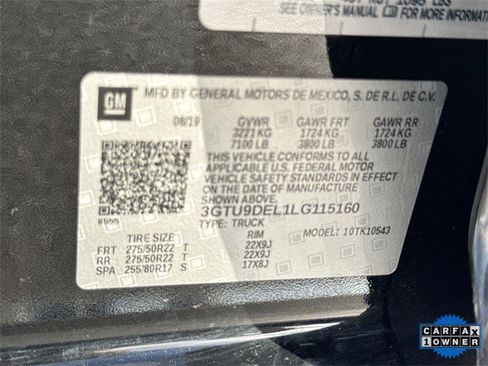 Used 2020 GMC Sierra 1500 SLT w/ SLT Premium Plus Package image 38