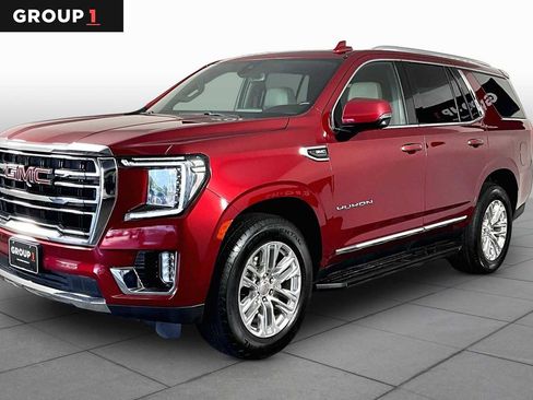 Certified 2022 GMC Yukon SLT w/ SLT Premium Package RWD image 1