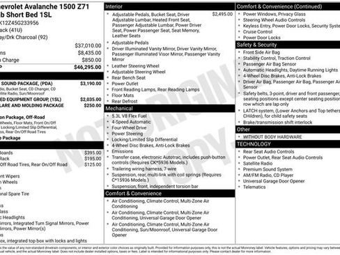 Used 2005 Chevrolet Avalanche Z71 w/ Sun And Sound Package image 1