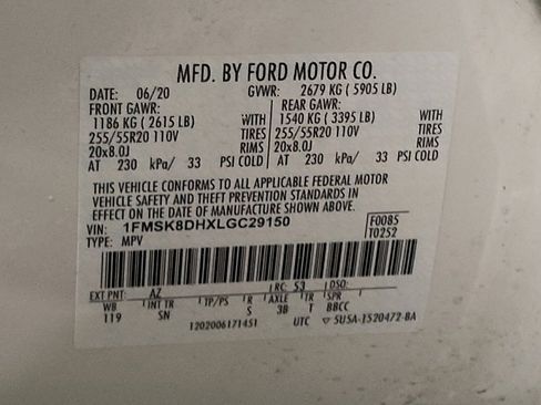 Used 2020 Ford Explorer XLT w/ Equipment Group 202A image 33