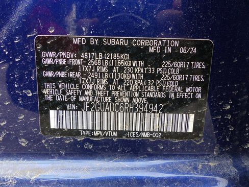 Used 2024 Subaru Crosstrek 2.0i Premium image 20