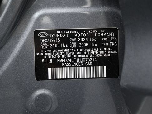 Used 2017 Hyundai Elantra SE FWD image 15