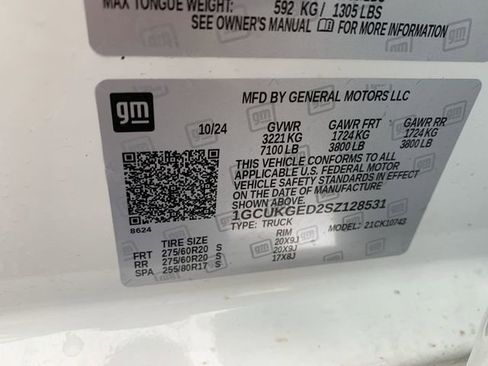 Certified 2025 Chevrolet Silverado 1500 LTZ AWD/4WD image 34