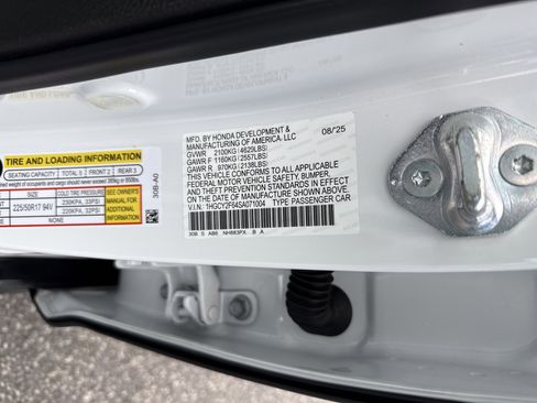 Certified 2025 Honda Accord EX-L image 35