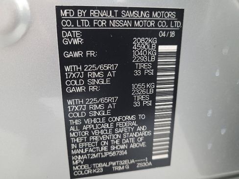 Used 2018 Nissan Rogue S image 33