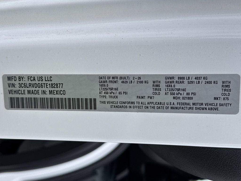 New 2026 RAM ProMaster 2500 w/ Advanced Safety Group FWD image 36