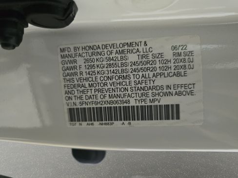 Used 2022 Honda Pilot Special Edition image 33