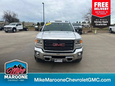 Used 2015 GMC Sierra 3500 SLT w/ Duramax Plus Package AWD/4WD image 1