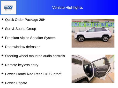 Used 2022 Jeep Cherokee Latitude Lux w/ Sun & Sound Group image 10