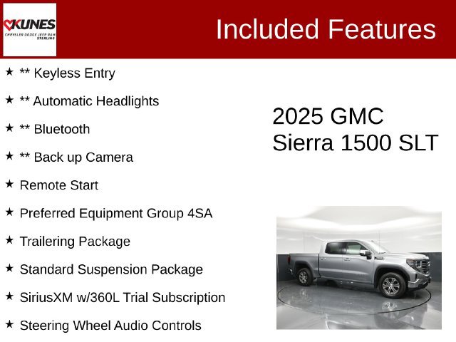 Used 2025 GMC Sierra 1500 SLT AWD/4WD image 3
