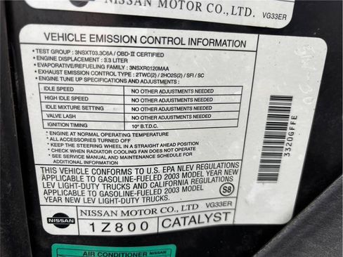 Used 2003 Nissan Frontier SVE image 19