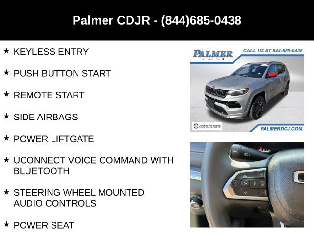 Certified 2023 Jeep Compass Limited w/ Elite Group for (Red) Edition AWD/4WD image 18