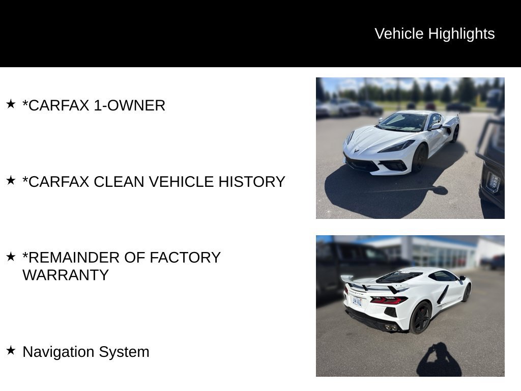 Used 2026 Chevrolet Corvette Stingray Coupe w/ Battery Protection Package RWD image 13