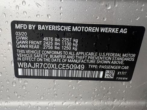 Used 2020 BMW 530i xDrive w/ Premium Package image 34