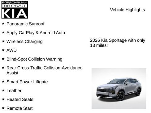 New 2026 Kia Sportage EX w/ EX Panoramic Sunroof Package AWD/4WD image 7