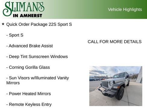 Used 2024 Jeep Wrangler Unlimited Sport AWD/4WD image 8