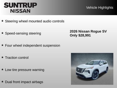 Used 2026 Nissan Rogue SV AWD/4WD image 16
