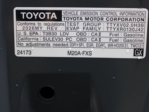 Used 2026 Toyota Prius LE w/ Protection Package #3 (TMS) FWD image 49