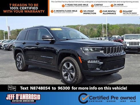 Used 2022 Jeep Grand Cherokee Limited 4xe w/ Luxury Tech Group II AWD/4WD image 1