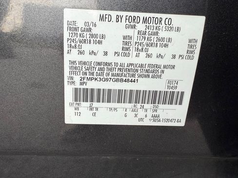 Used 2016 Ford Edge SE FWD image 19