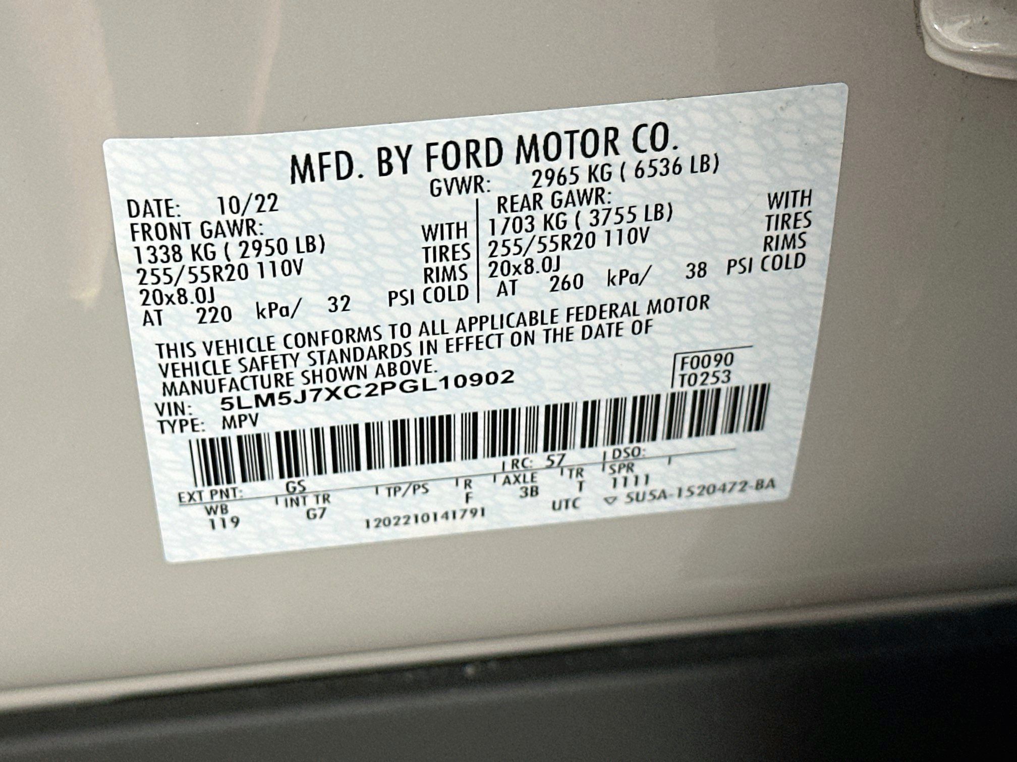 Used 2023 Lincoln Aviator Reserve w/ Equipment Group 201A AWD/4WD image 12