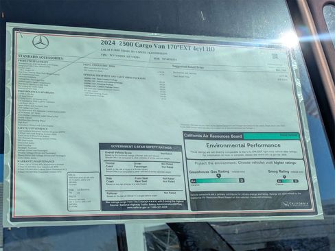 Certified 2024 Mercedes-Benz Sprinter 2500 image 16