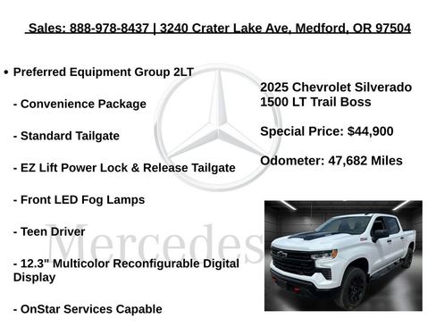 Used 2025 Chevrolet Silverado 1500 LT Trail Boss w/ Protection Package image 15