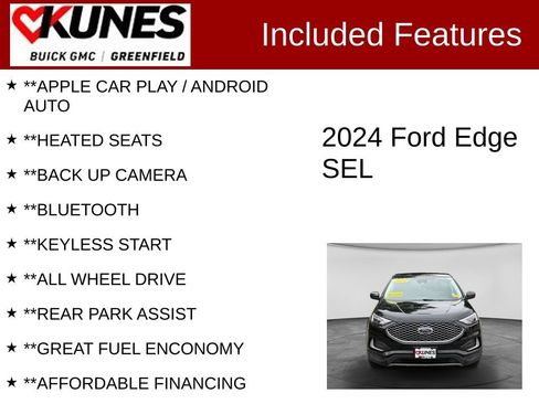 Used 2024 Ford Edge SEL AWD/4WD image 2