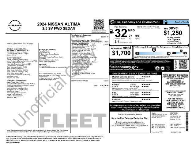 Used 2024 Nissan Altima 2.5 SV w/ SV Premium Package FWD image 28