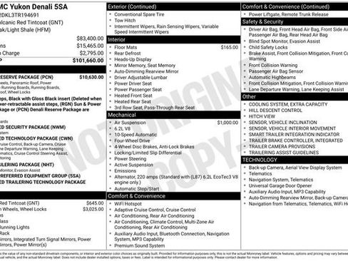 Certified 2026 GMC Yukon Denali w/ Denali Reserve Package AWD/4WD image 7