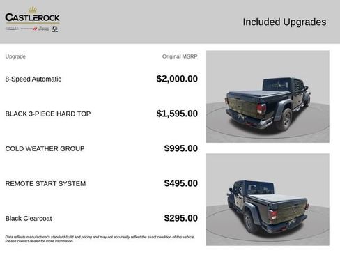 Certified 2021 Jeep Gladiator Rubicon w/ Cold Weather Group AWD/4WD image 7