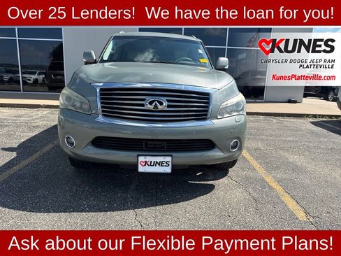 Used 2012 INFINITI QX56 4WD w/ Deluxe Touring Pkg image 3