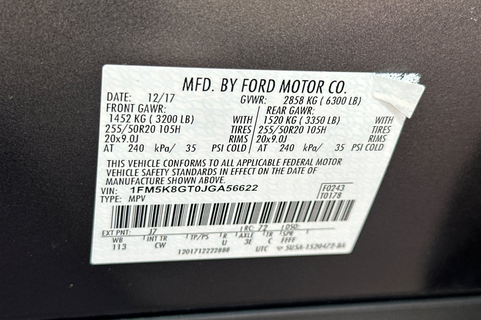 Used 2018 Ford Explorer Sport w/ Equipment Group 401A AWD/4WD image 35