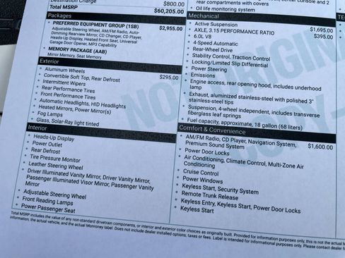Used 2005 Chevrolet Corvette Convertible w/ Preferred Equipment Group RWD image 77