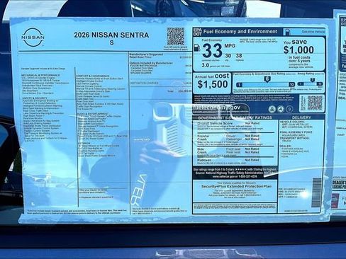 New 2026 Nissan Sentra S image 12