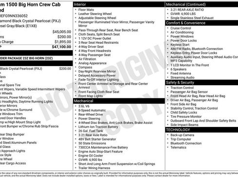 Used 2022 RAM 1500 Big Horn RWD image 7