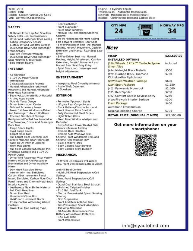 Used 2014 MINI Cooper S FWD image 12