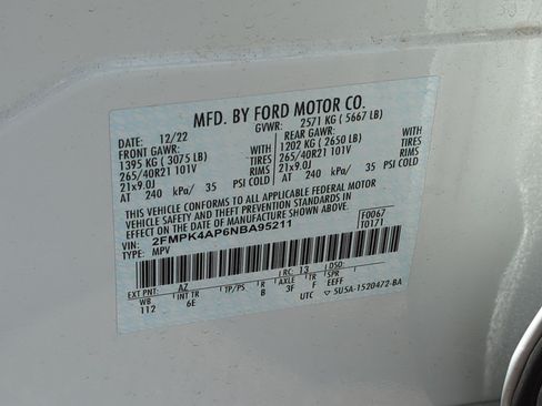 Used 2022 Ford Edge ST w/ Equipment Group 401A AWD/4WD image 36