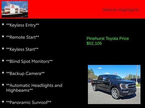 Used 2023 Ford F150 Platinum w/ Equipment Group 701A High image 19