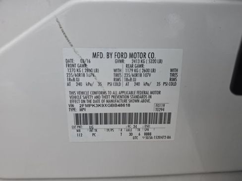 Used 2016 Ford Edge Titanium w/ Equipment Group 302A FWD image 39