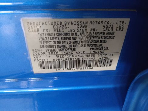 Used 2021 Nissan Sentra SR FWD image 33