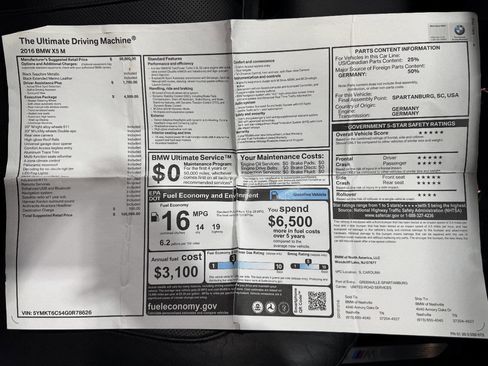 Used 2016 BMW X5 M image 26