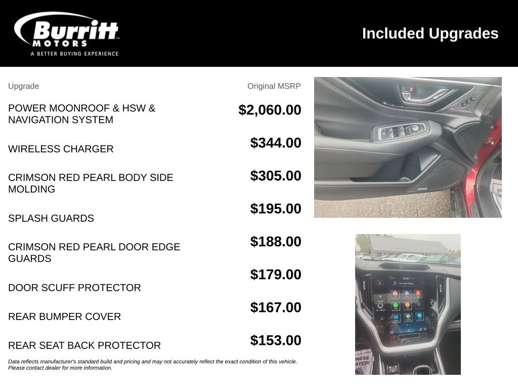 Used 2023 Subaru Outback Limited AWD/4WD image 3