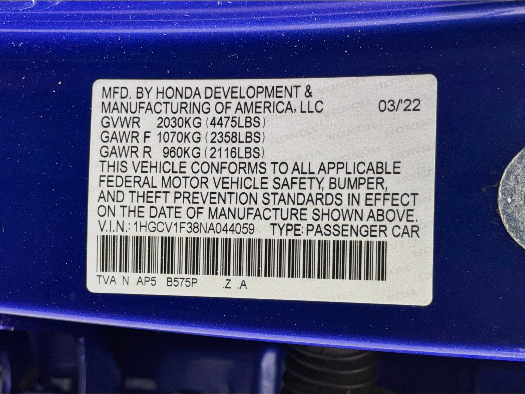 Used 2022 Honda Accord Sport image 12