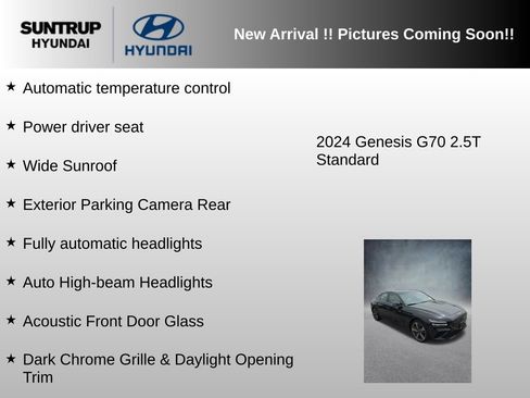 Used 2024 Genesis G70 2.5T w/ Sport Prestige Package AWD/4WD image 9