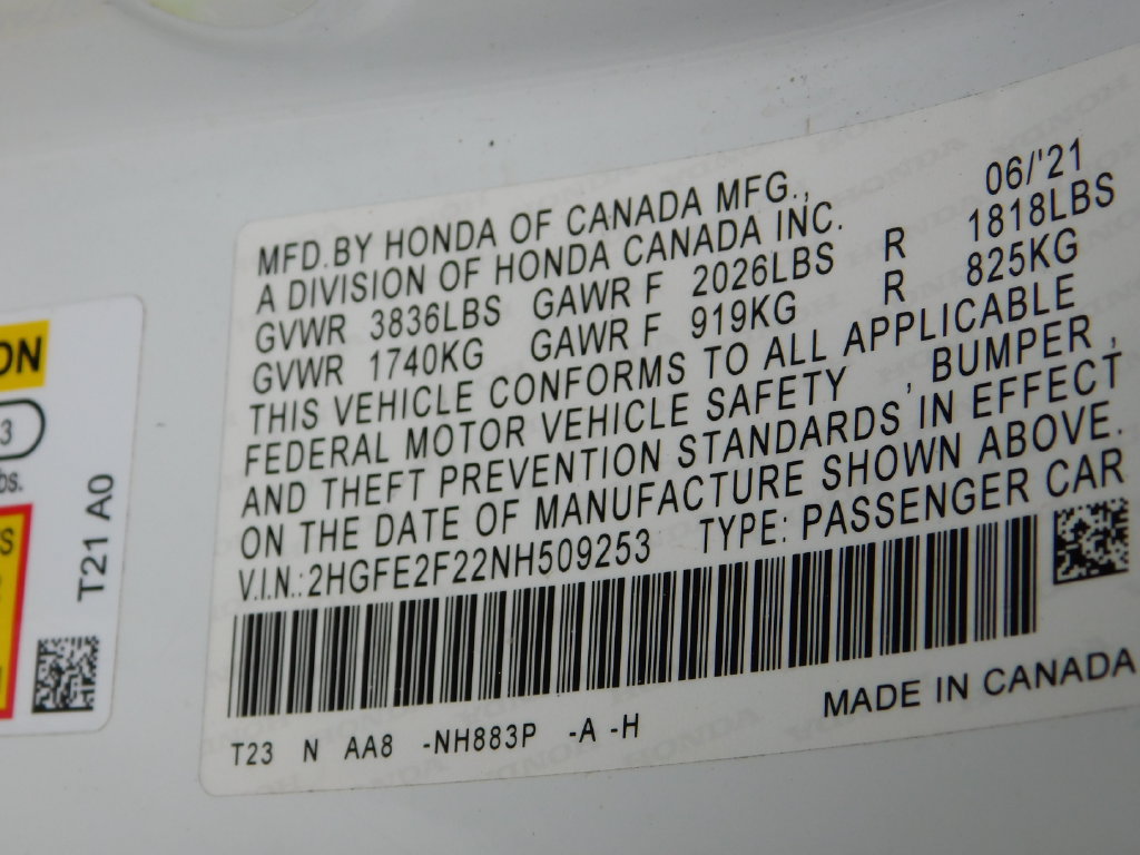 Used 2022 Honda Civic LX image 27
