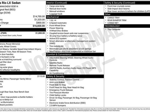 Used 2013 Kia Rio LX w/ PWR Pkg image 3