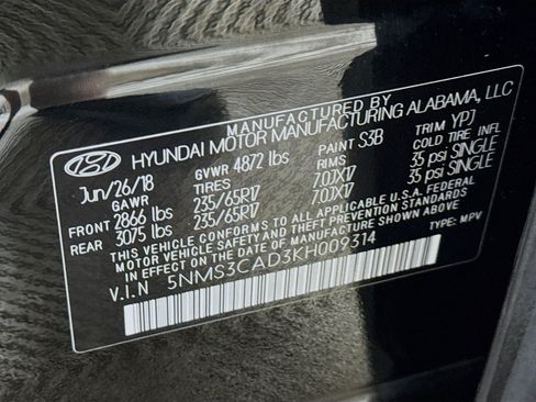 Used 2019 Hyundai Santa Fe SEL AWD/4WD image 30