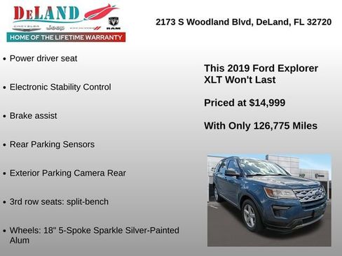Used 2019 Ford Explorer XLT image 2